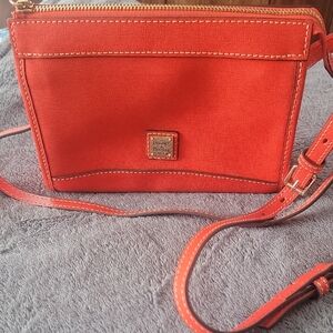 Dooney & Bourke Vibrant Orange Crossbody Bag
